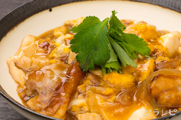 たんぱく質をとろう 鶏肉と豆腐の卵とじのレシピ 健康レシピと献立のソラレピ