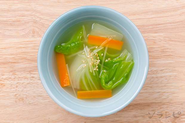 白菜とショウガの中華スープ_main2