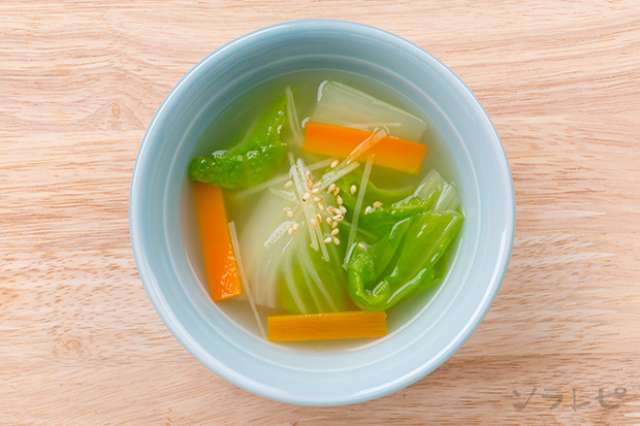 定番中華スープ白菜とショウガの中華スープのレシピ 健康レシピと献立のソラレピ