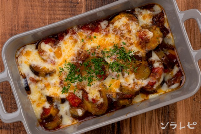 なす の ミート チーズ 焼き