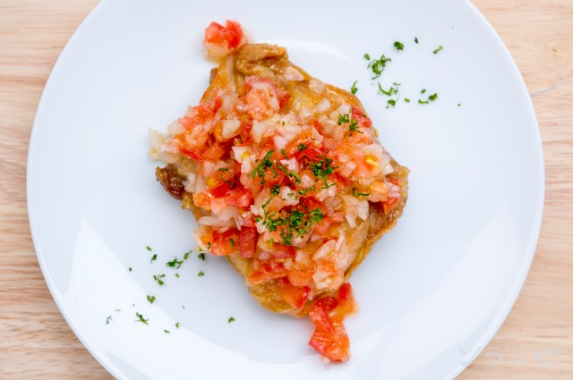 チキン ステーキ トマト ソース