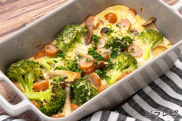 きのこと長芋のグラタン