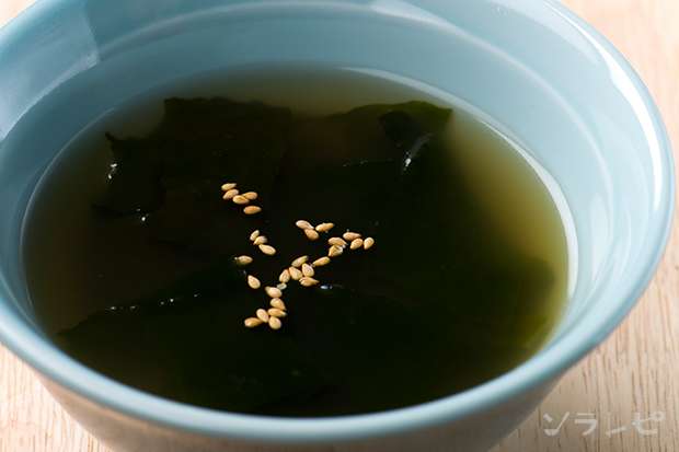 ワカメの中華風スープ