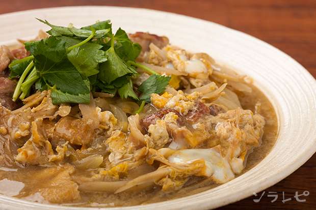 ゴボウと豚肉の柳川風