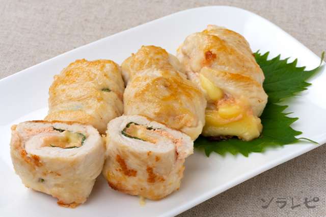 大葉の香りが効いた鶏ささみのしそ明太チーズ焼きのレシピ 健康レシピと献立のソラレピ 大葉の香りが効いた鶏ささみのしそ明太チーズ焼きのレシピ 健康レシピと献立のソラレピ