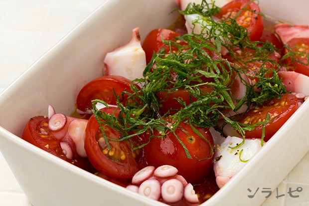 タコとトマトのマリネ