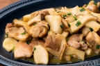 鶏肉とエリンギのマヨポン炒め