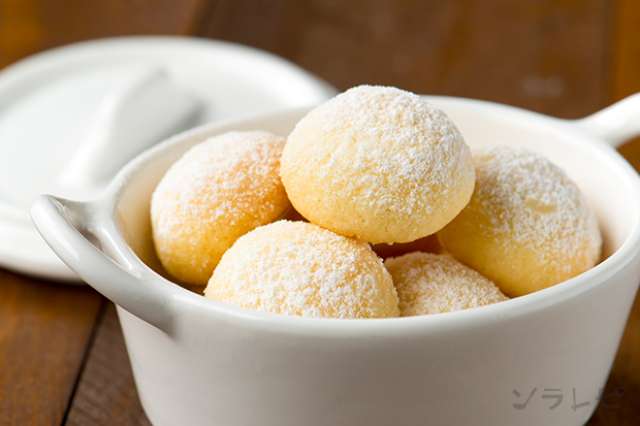 ほろほろサクサクスノーボールクッキーの作り方 健康レシピと献立のソラレピ ほろほろサクサクスノーボールクッキーの作り方 健康レシピと献立のソラレピ