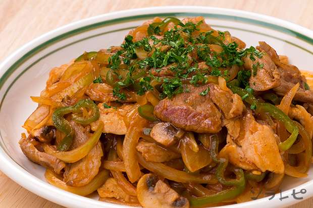 豚肉のケチャップ炒め