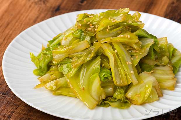 キャベツの胡麻和え