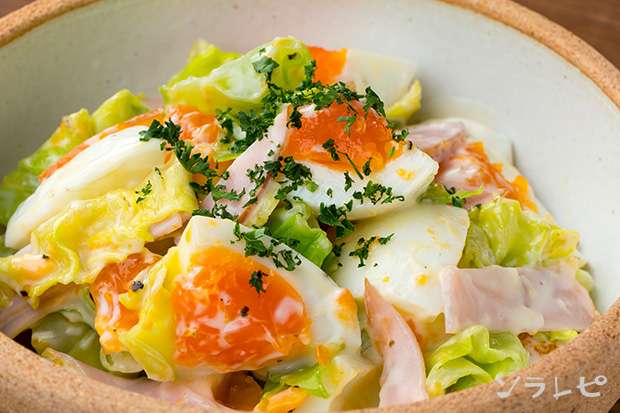 キャベツと卵のサラダ