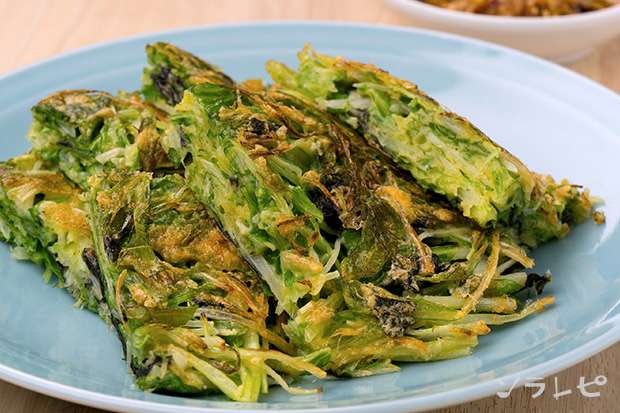 水菜の和風チヂミ