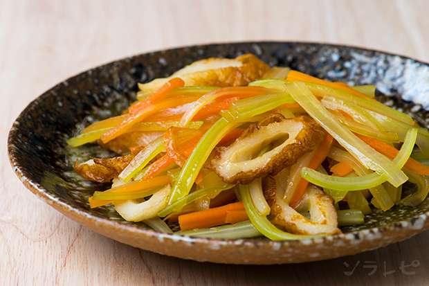 セロリのきんぴら