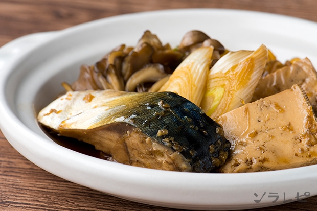 サバのすき焼き風煮込み