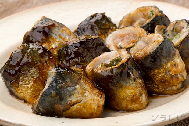 イワシの梅しそ巻き