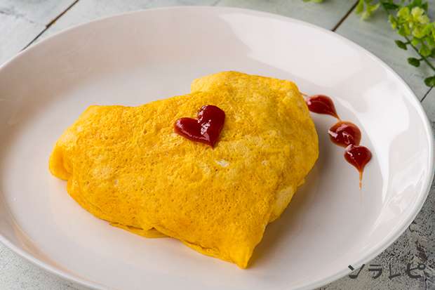 ハートオムライス