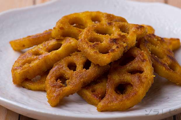 れんこんカレー焼き