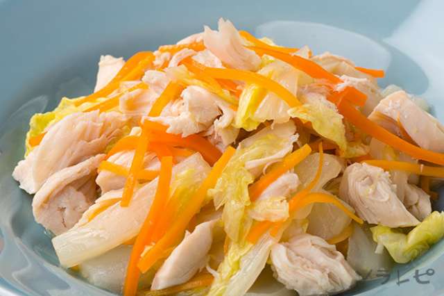減量にぴったり白菜とささみのナムル風のレシピ ソラレピ