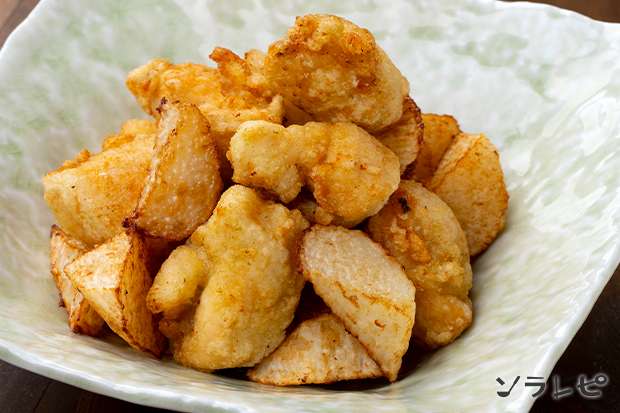 鶏ささみと長芋の柚子胡椒唐揚げ