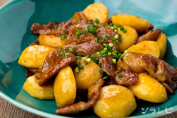 豚肉と里芋の甘辛炒め