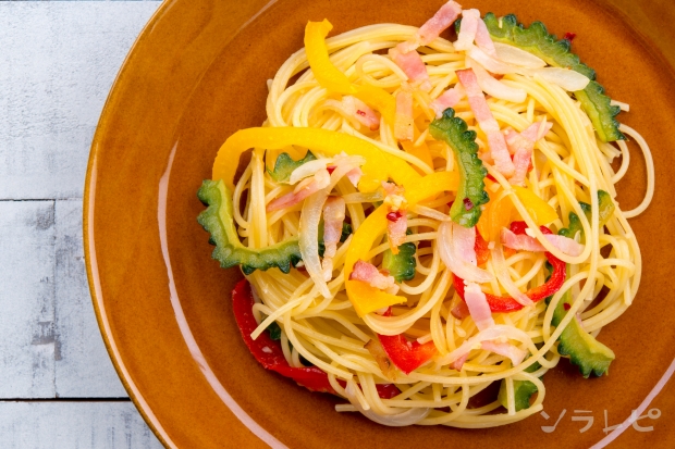 ゴーヤのペペロンチーノ