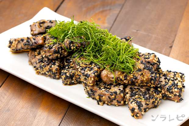 アジの香味野菜和え