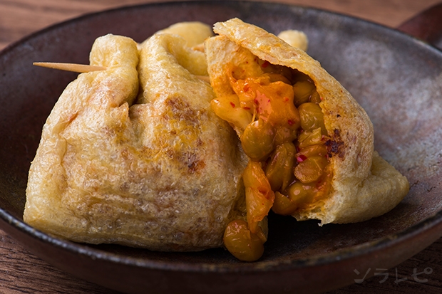 油揚げの包み焼き