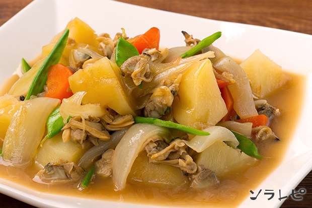 アサリとジャガイモの煮物