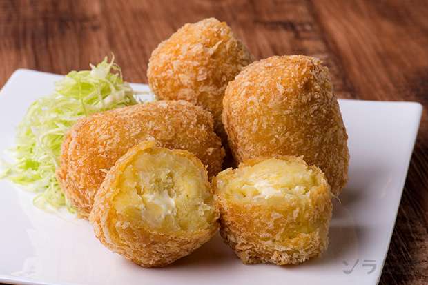 チーズ入りさつまいもコロッケ