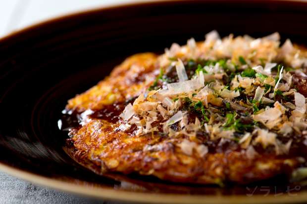 長芋のお好み焼き