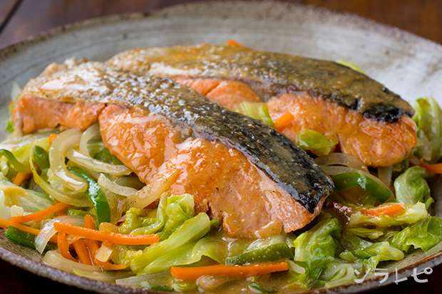 鮭のちゃんちゃん風焼き