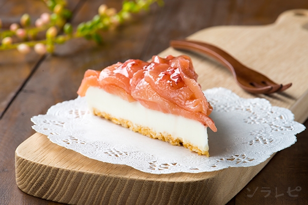 冷やして簡単白桃ヨーグルトケーキのレシピ 健康レシピと献立のソラレピ