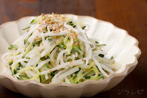 大根ときゅうりの梅マヨサラダ